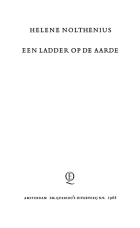 Een ladder op de aarde, Hélène Nolthenius
