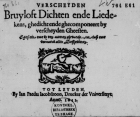 Verscheyden bruyloft dichten ende liedekens ghedicht ende gecomponeert by verscheyden gheesten, Jan Jansz. Orlers