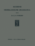 Moderne Nederlandsche grammatica, G.S. Overdiep