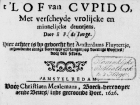 't Lof van Cupido, E. Pels de Jonge