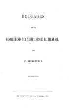 Bijdragen tot de geschiedenis der Nederlandsche letterkunde. Deel 2, Georg Penon