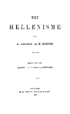 Het hellenisme. Deel 2: Pergamum Rome, K. Kuiper, Allard Pierson