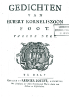 Gedichten. Deel 2, H.K. Poot