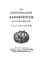 De hedendaagsche bankroetier achterhaalt, Frans Rijk