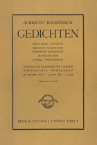 Gedichten. Deel 1, Albrecht Rodenbach