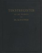 Tekstregister op de werken van A. Kuyper, Hendrik Hasper, A. Rolloos