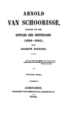 Arnold van Schoorisse, episode uit den opstand der Gentenaers (1382-1385). Deel 2, Joseph Ronsse