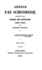 Arnold van Schoorisse, episode uit den opstand der Gentenaers (1382-1385). Deel 3, Joseph Ronsse