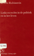 Links en rechts in de politiek en in het leven, Renate Rubinstein