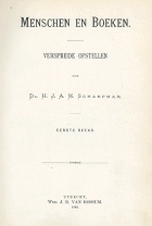 Menschen en boeken. Verspreide opstellen. Deel 1, H.J.A.M. Schaepman