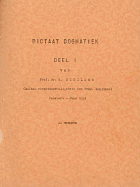 Dictaat dogmatiek, K. Schilder