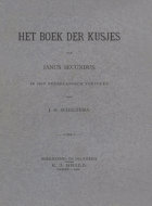 Het  boek der kusjes, Janus Secundus