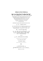 Fruitkundig woordenboek. Deel 2, Jacob Frederik Serrurier