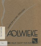 Aolwieke. Laand en lu van vrouger, G.W. Spitzen