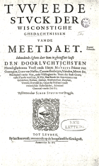 Wisconstighe gedachtenissen. Deel 2: van de meetdaet, Simon Stevin