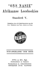 Ons nasie Afrikaanse leesboekies. Standerd V, Frederick Handel Thompson