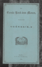 Di eerste boek van Moses, genoem Génesis, S.J. du Toit