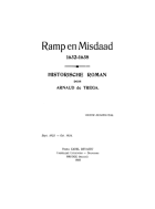 Ramp en misdaad. 1623-1638, Arnaud de Trega