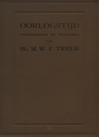 Oorlogstijd. Herinneringen en indrukken, M.W.F. Treub