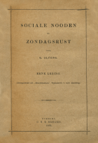 Sociale nooden en Zondagsrust, S. Ulfers