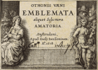 Emblemata aliquot selectiora amatoria, Otto Vaenius