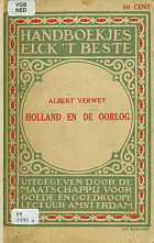 Holland en de oorlog, Albert Verwey