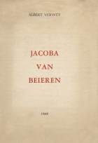 Jacoba van Beieren, Albert Verwey