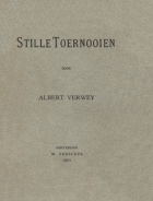 Stille toernooien, Albert Verwey