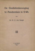De Doelistenbeweging te Amsterdam in 1748, N.J.J. de Voogd
