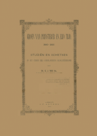 Groen van Prinsterer en zijn tijd. 1800-1857, Gerrit Jan Vos Adr.zn