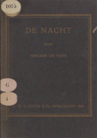 De nacht, Hendrik de Vries