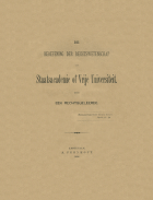 De beoefening der rechtswetenschap aan Staatsacademie of Vrije Universiteit (onder ps. Een rechtsgeleerde), Tiemen de Vries