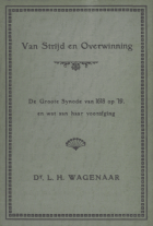 Van strijd en overwinning, Lútzen Wagenaar