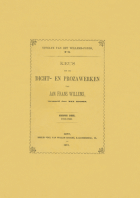 Keus uit de dicht- en prozawerken. Deel 1. 1812-1830, J.F. Willems