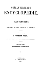 Geïllustreerde encyclopaedie. Woordenboek voor wetenschap en kunst, beschaving en nijverheid. Deel 4. Biafra Baai-Byzantium, Antony Winkler Prins