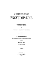 Geïllustreerde encyclopaedie. Woordenboek voor wetenschap en kunst, beschaving en nijverheid. Deel 9. J-Leucojum, Antony Winkler Prins