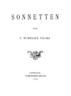 Sonnetten, J. Winkler Prins