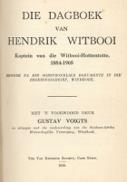 Die dagboek van Hendrik Witbooi, Hendrik Witbooi