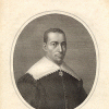 Gijsbert Japicx, door P. Velyn; onderschrift van J.H. Halbertsma.