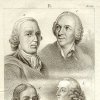 Joseph Marinkelle (nr. 4, linksonder), door J.E. Marcus.