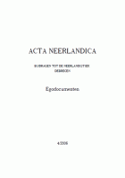 Acta Neerlandica 4,  [tijdschrift] Acta Neerlandica