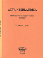 Acta Neerlandica 5,  [tijdschrift] Acta Neerlandica