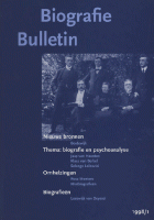 Biografie Bulletin. Jaargang 8,  [tijdschrift] Biografie Bulletin