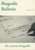 Biografie Bulletin. Jaargang 19,  [tijdschrift] Biografie Bulletin