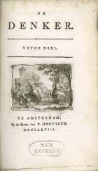 De Denker. Deel 5 (1767),  [tijdschrift] Denker, De