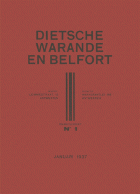 Dietsche Warande en Belfort. Jaargang 1937,  [tijdschrift] Dietsche Warande en Belfort