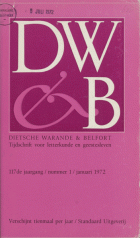 Dietsche Warande en Belfort. Jaargang 117,  [tijdschrift] Dietsche Warande en Belfort