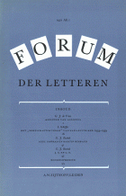 Forum der Letteren. Jaargang 1971,  [tijdschrift] Forum der Letteren