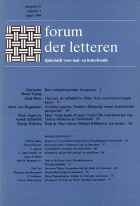 Forum der Letteren. Jaargang 1990,  [tijdschrift] Forum der Letteren