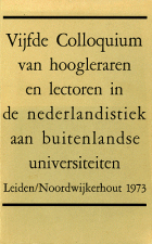 Colloquium Neerlandicum 5 (1973),  [tijdschrift] Handelingen Colloquium Neerlandicum
